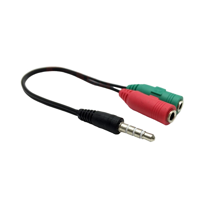 Splitter Headphones jack 3.5 mm Stereo Audio Y-Splitter 2 Female to 1 Male Adapter or 2 Male to 1 Female