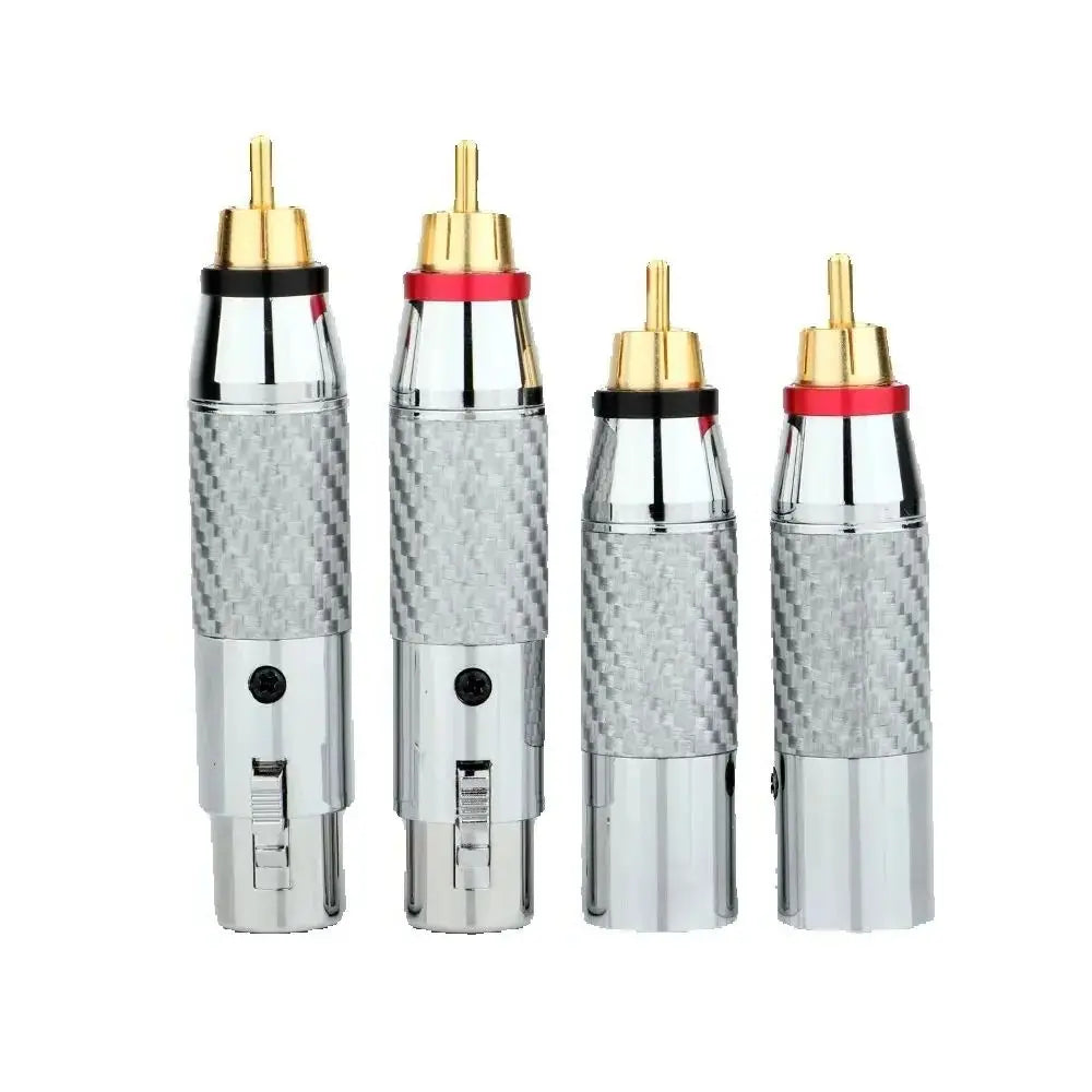 XLR to RCA adapter RCA male to XLR male/female adapter