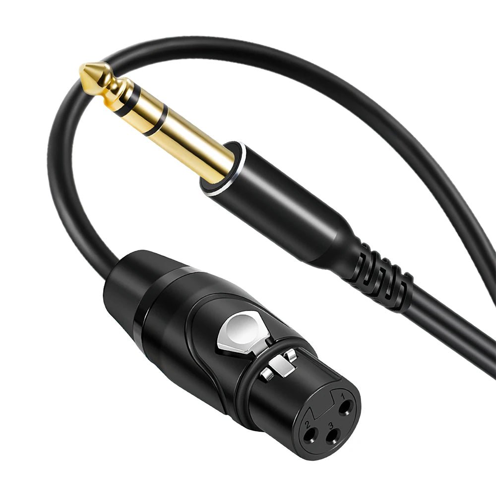 Jack 6.35mm To Female XLR Cable