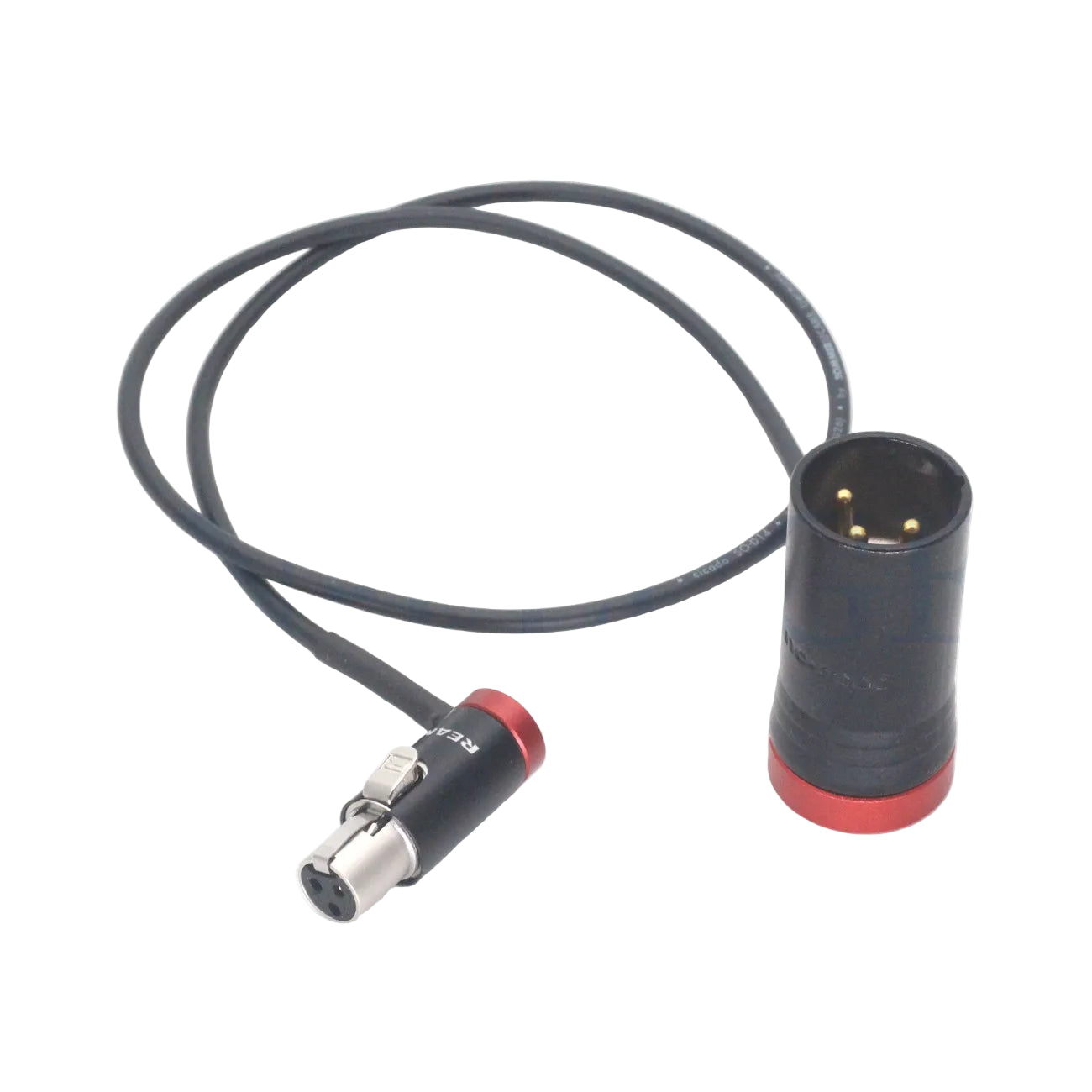 Coloured TA3F to Right Angle XLR 3 pin Cable Fits Lectrosonics LR and SR Receivers, Wisycom, Sound Devices, Zaxcom, Zoom