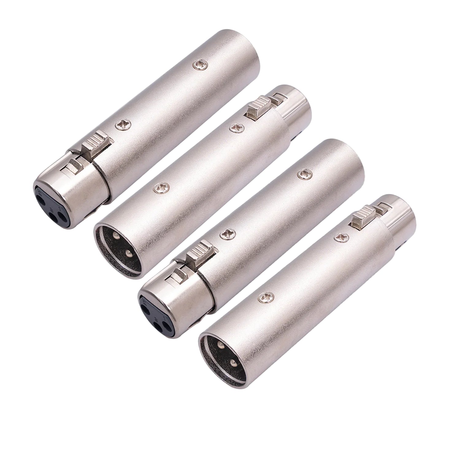 2PCS/4PCS XLR Adapter XLR Male To Female Adapter XLR Female to Male