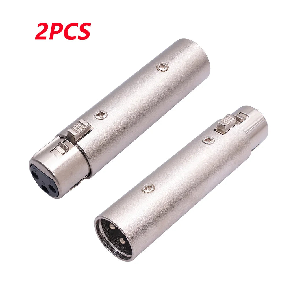 2PCS/4PCS XLR Adapter XLR Male To Female Adapter XLR Female to Male