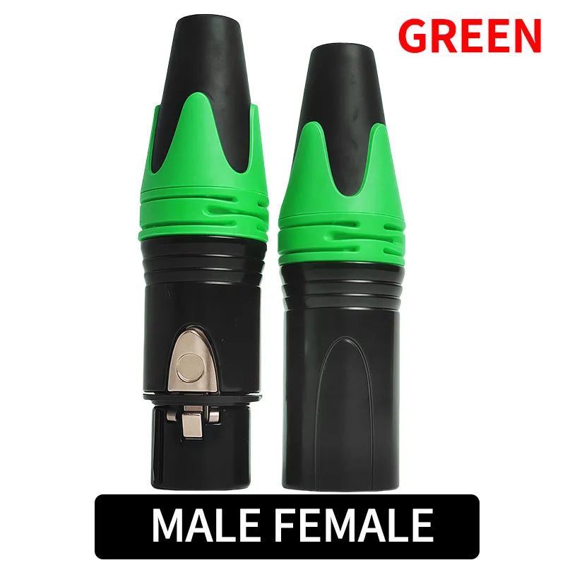 RGB 4/10/20pcs 3-Pin XLR Male or Female Connector
