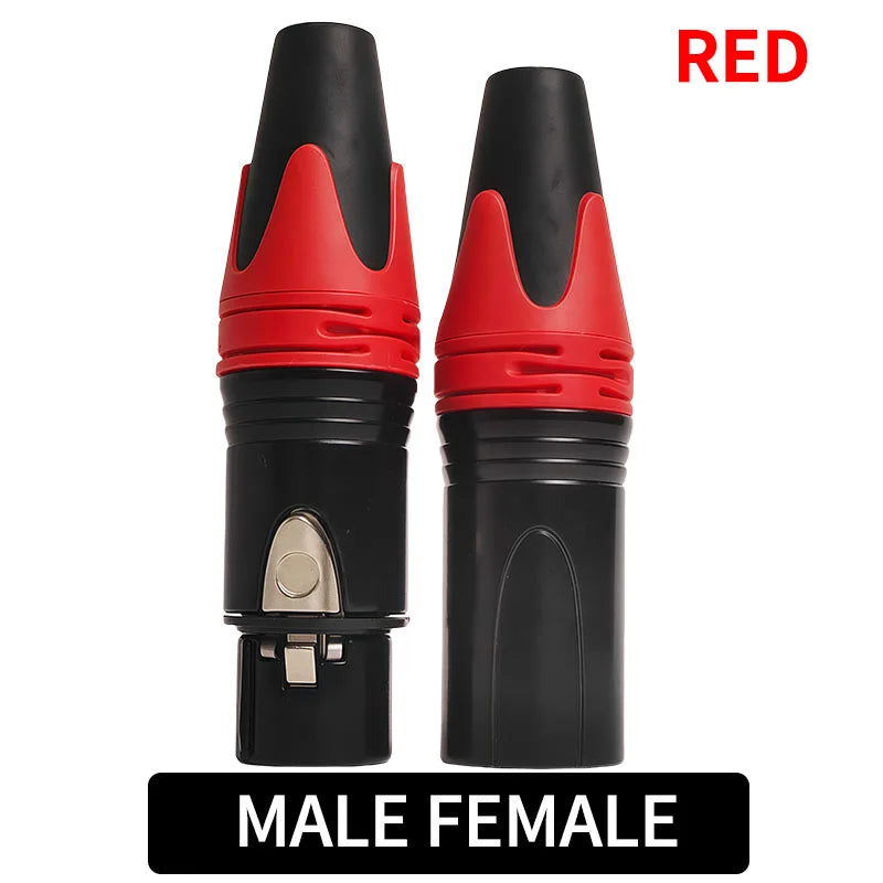 RGB 4/10/20pcs 3-Pin XLR Male or Female Connector