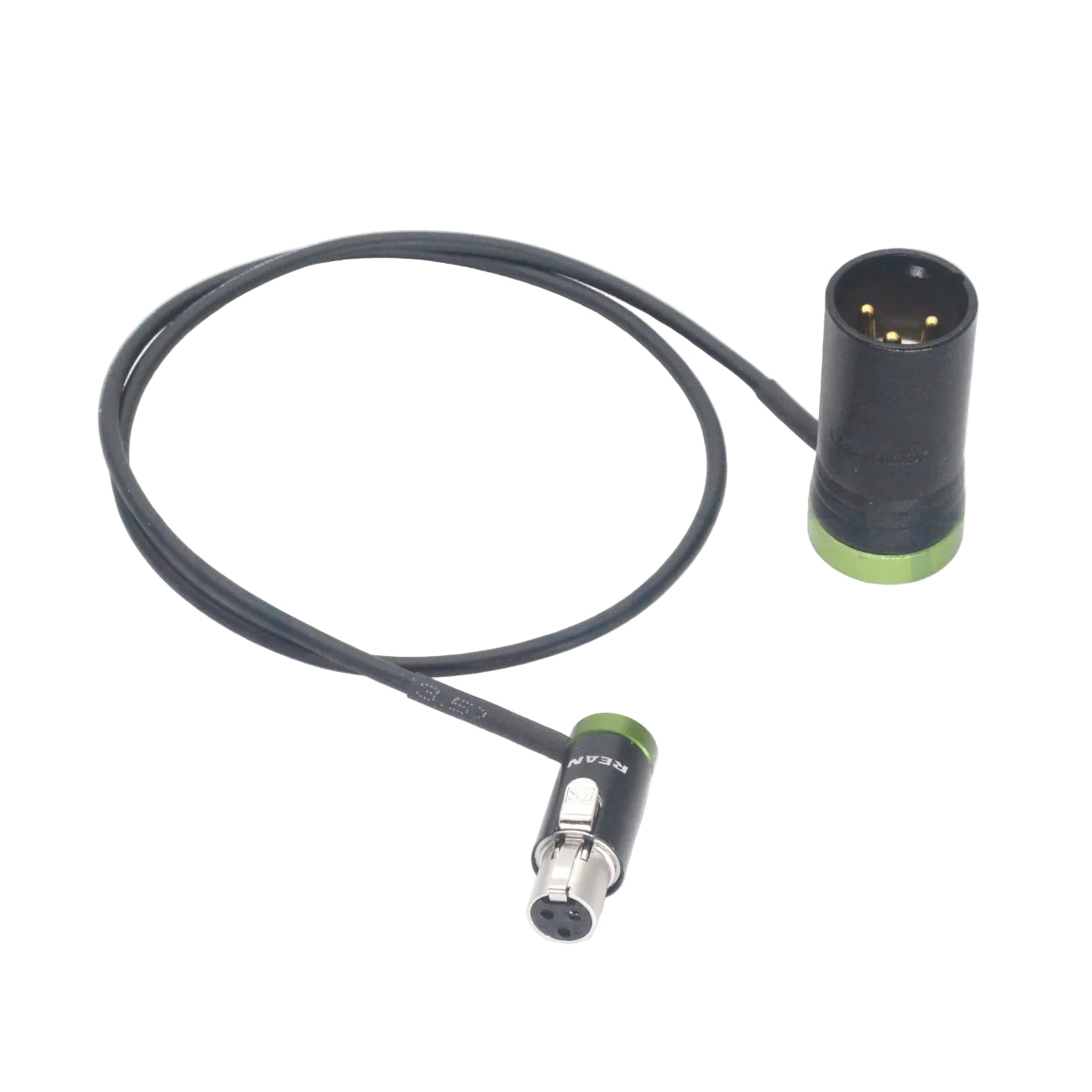 Coloured TA3F to Right Angle XLR 3 pin Cable Fits Lectrosonics LR and SR Receivers, Wisycom, Sound Devices, Zaxcom, Zoom