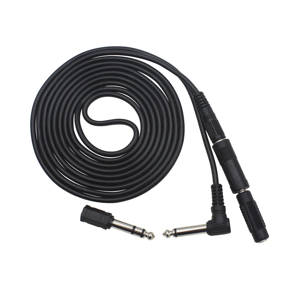 Guitar Cable 3m Connecting Cable 6.35mm 3.5mm Plugs