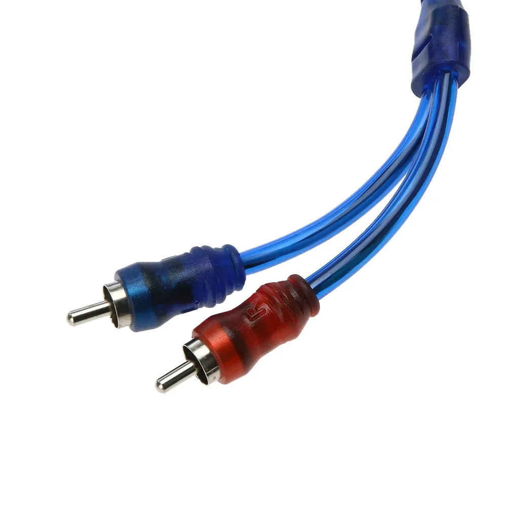 5M Amplifier Cable Installation Wiring RCA Copper Wire Vehicle Audio Cable Automotive Electronic Accessories