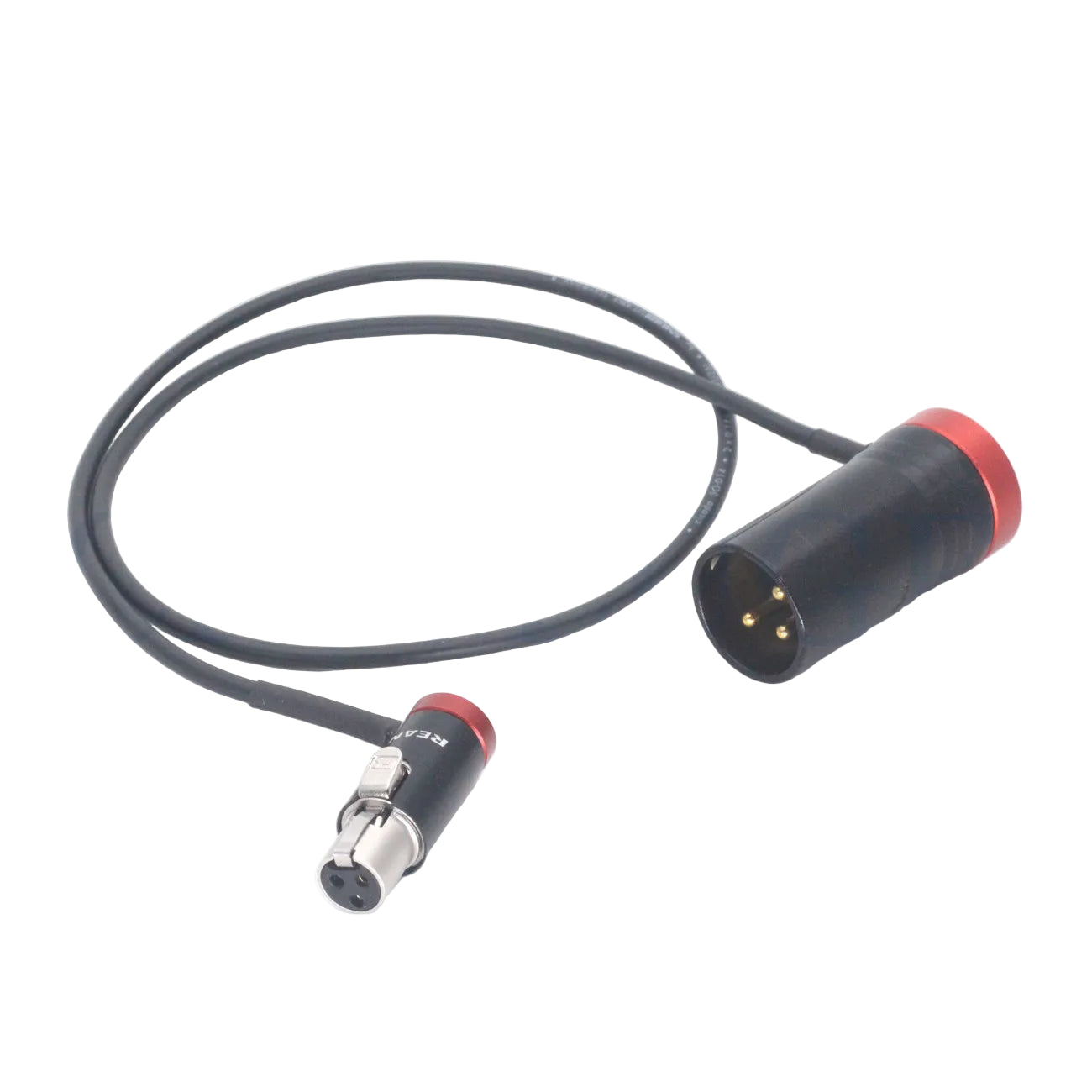 Coloured TA3F to Right Angle XLR 3 pin Cable Fits Lectrosonics LR and SR Receivers, Wisycom, Sound Devices, Zaxcom, Zoom