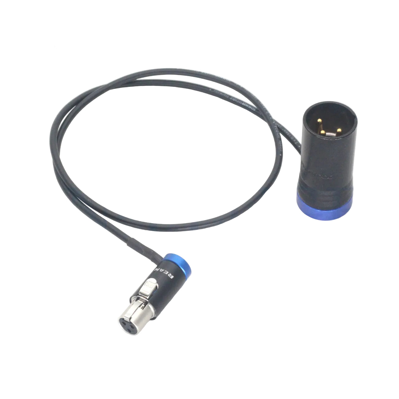 Coloured TA3F to Right Angle XLR 3 pin Cable Fits Lectrosonics LR and SR Receivers, Wisycom, Sound Devices, Zaxcom, Zoom