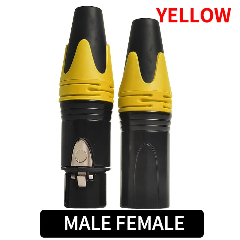 RGB 4/10/20pcs 3-Pin XLR Male or Female Connector