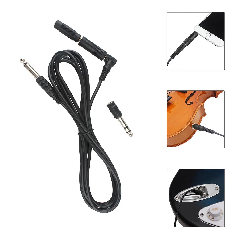 Guitar Cable 3m Connecting Cable 6.35mm 3.5mm Plugs